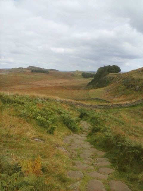 Hadrian's wall - Housesteads crags